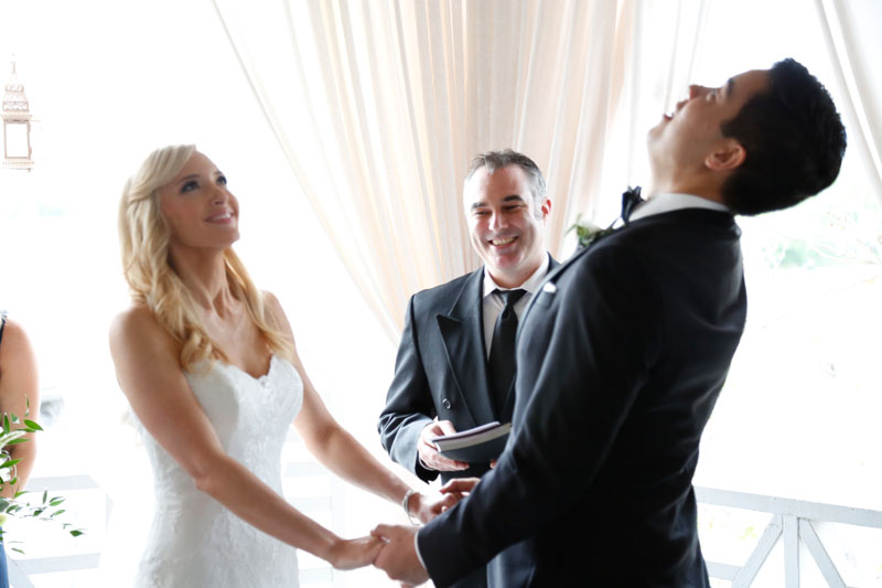 Bride and groom with back light professional photographer austin