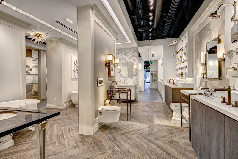 Commerical architectural photography Interior architectural photos of Kohler Austin new showroom