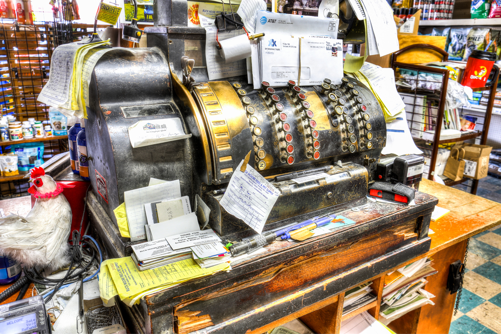 Buck Moore 1920 era Cash Register