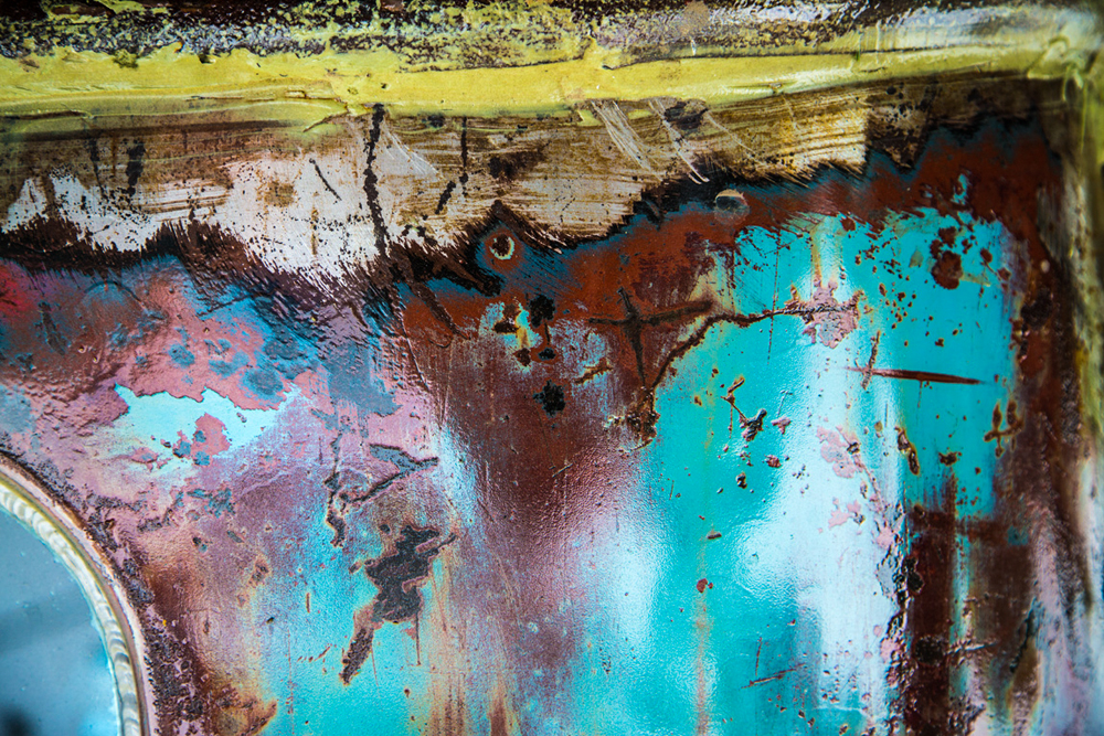 "Fusion" rust rapture canvas print in Winston Salem