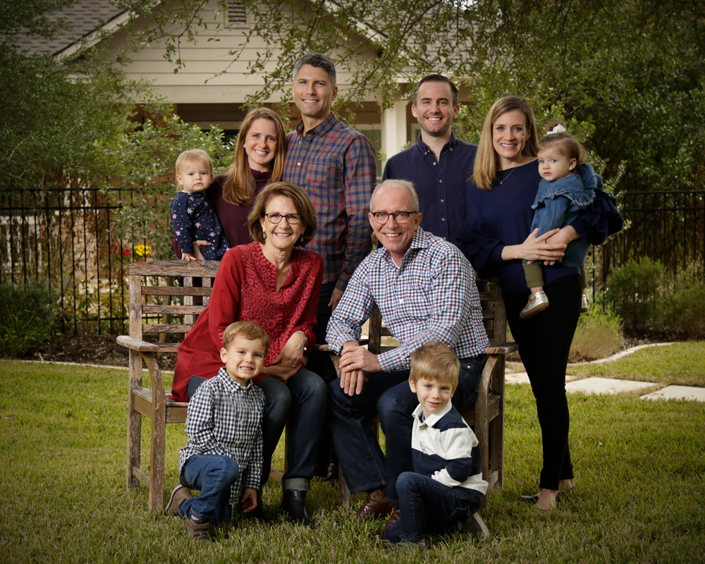 Christmas Portrait by Austin photographer Johnny Stevens