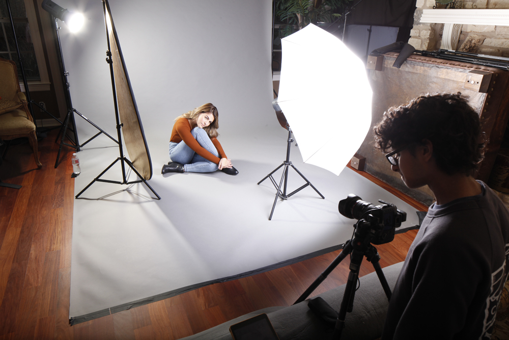 Portrait photographer austin texas home studio 