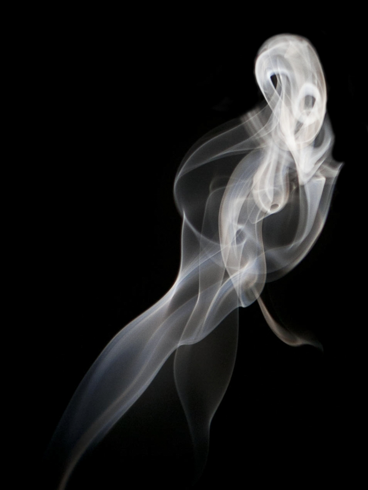 Elena's Abstract Smoke #2 Alien formation by Austin abstract photographer Johnny Stevens