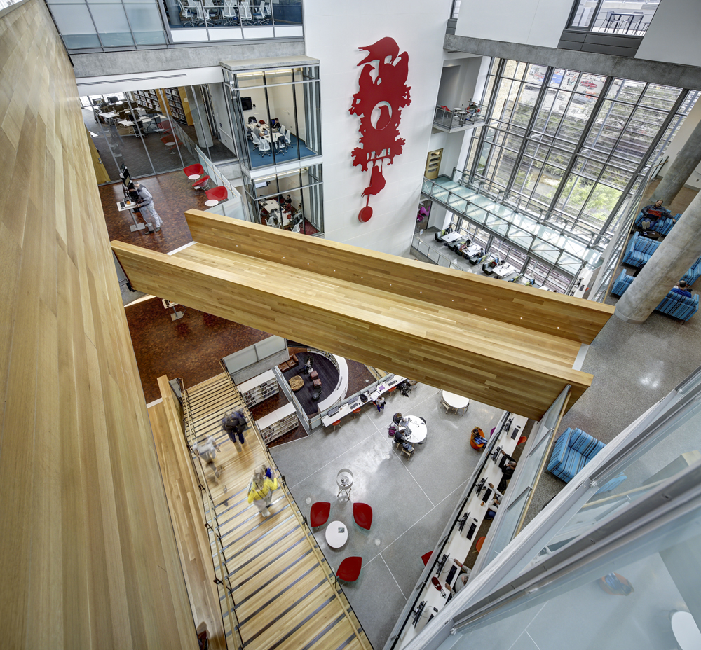 Austin Public Library architectural photography 