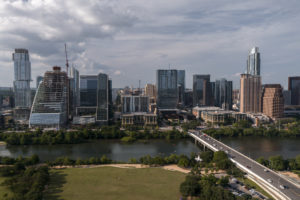 BEFORE EDITING Aerial Cityscape of Austin 