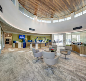 Velocity 12th interior lobby architectural photograph